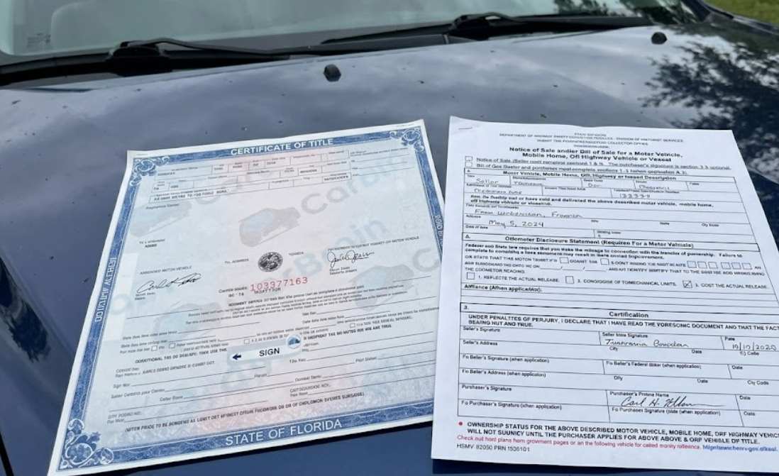 Notice of Sale (Form HSMV 82050) within 30 days leaves you legally liable for a vehicle you no longer possess.