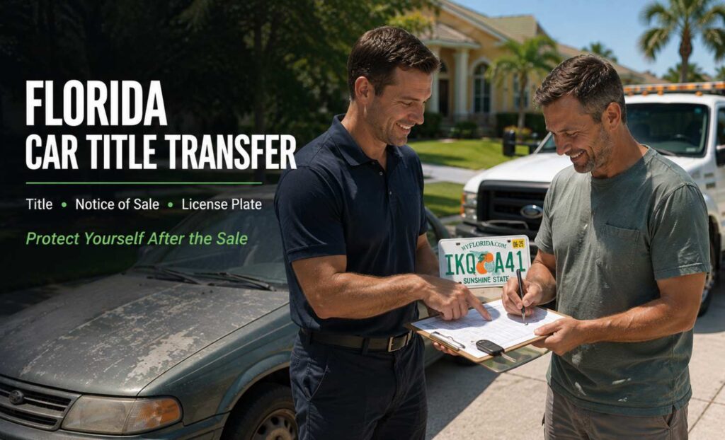 Florida car title transfer when selling