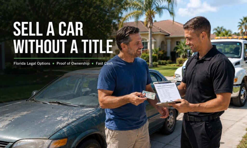 How to sell a car without a title in Florida. Jordan cash four cars