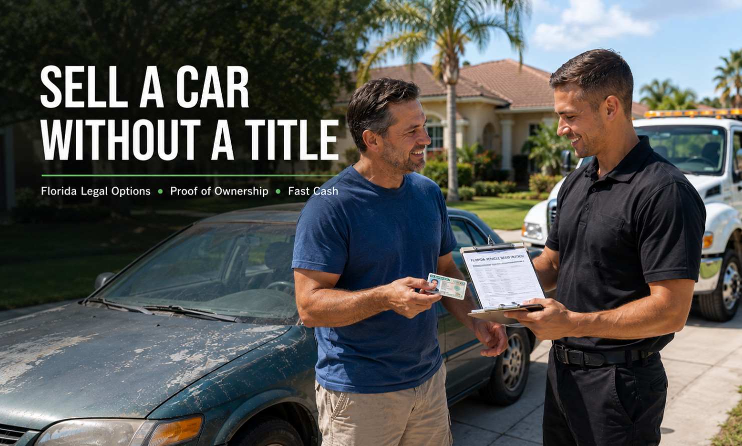 How to sell a car without a title in Florida. Jordan cash four cars